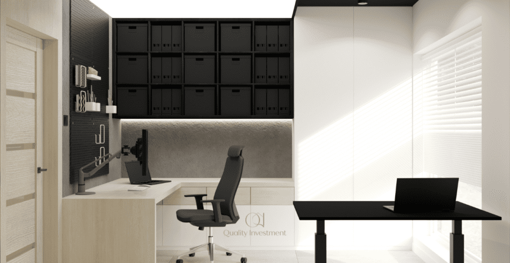 Elegancki wystrój gabinetu 