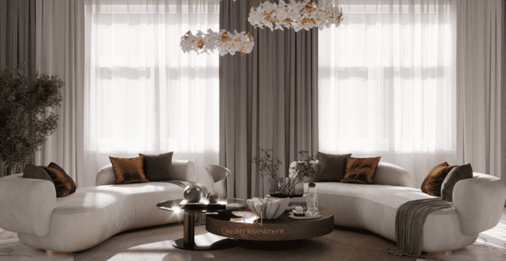 klasyczny biały salon