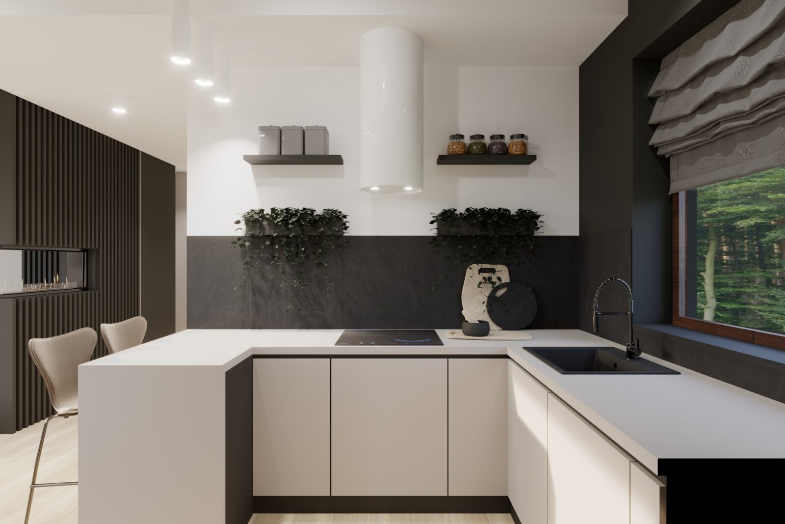 Aranżacja surowego wnętrza