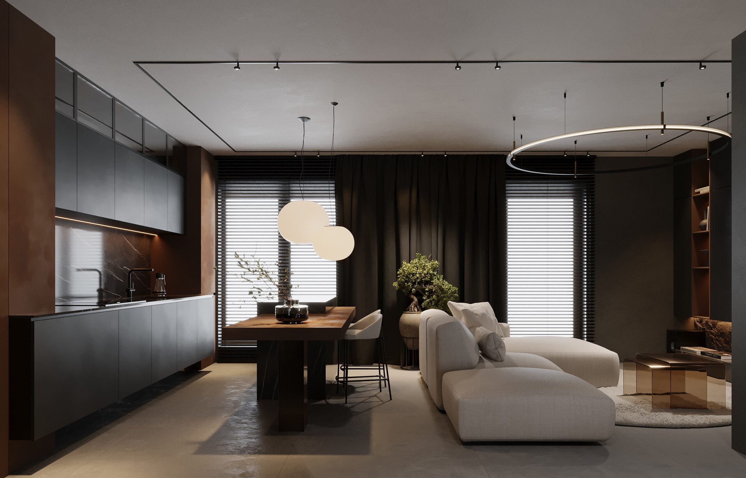 Katowice, ul. Ceglana - Projektowanie wnętrz Kraków - Architekt wnętrz ...